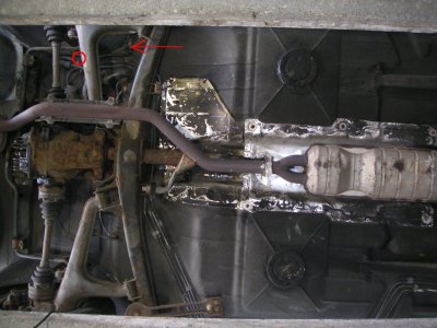 E28 von unten, &Uuml;bersichtsbild